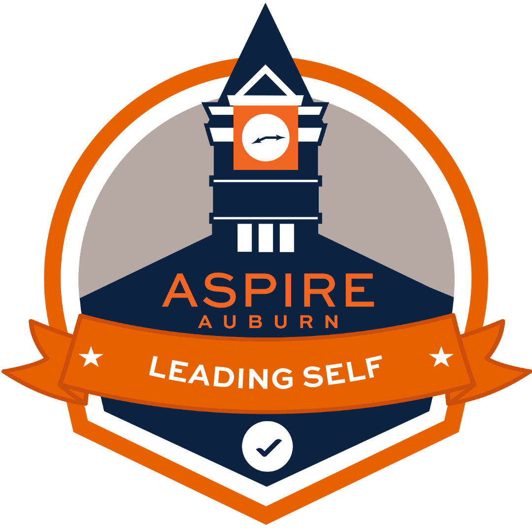 leading self badge
